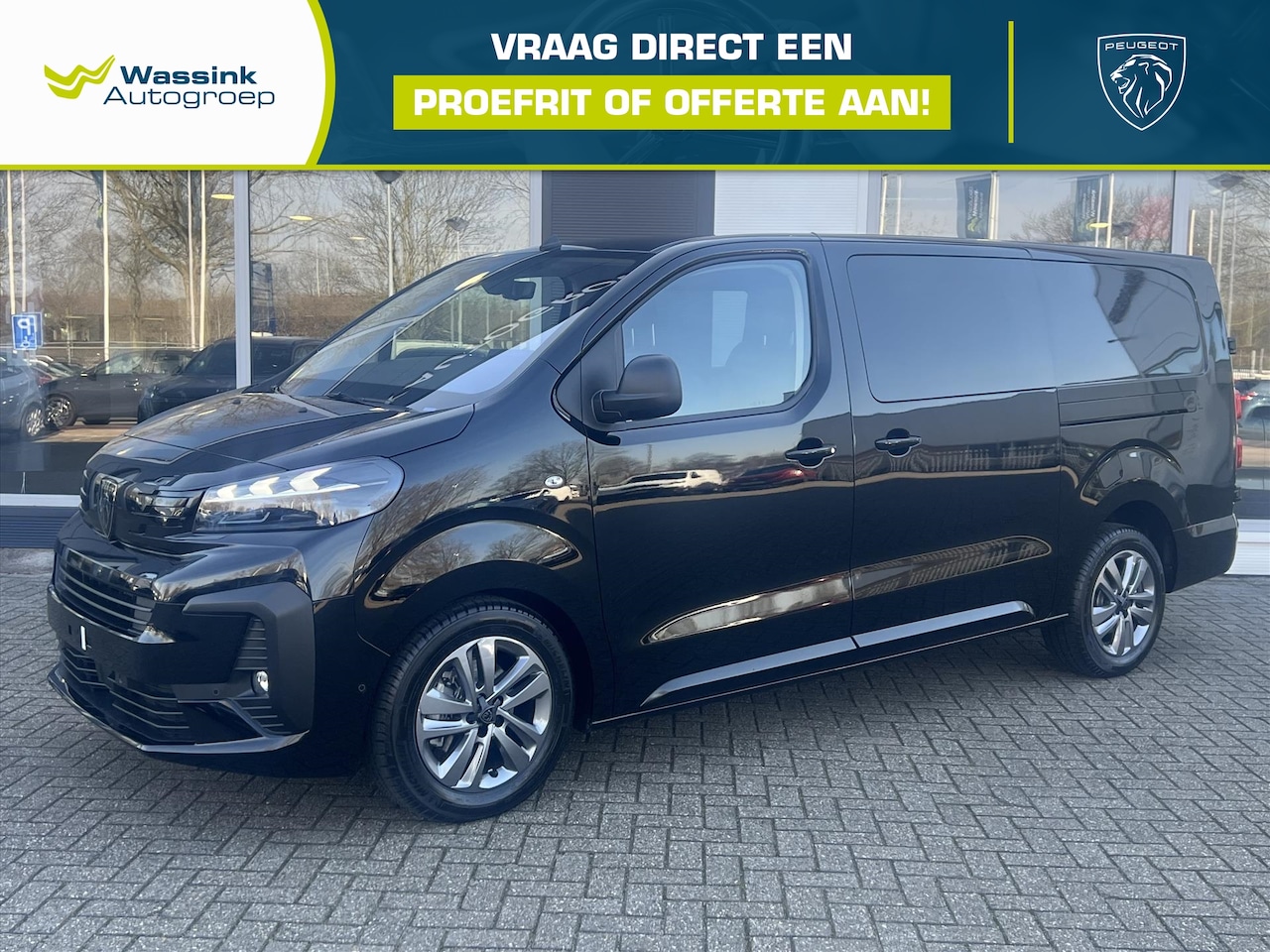 Peugeot Expert - Dubbel Cabine 5-Zits 2.0 BlueHDi 180pk Automaat | Navigatie | Lederen bekleding met stoelv - AutoWereld.nl