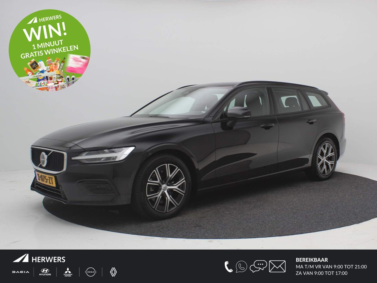 Volvo V60 - 2.0 B3 163pk Essential Edition AUTOMAAT / Adaptieve Cruise Control / Stoelverwarming Voor - AutoWereld.nl