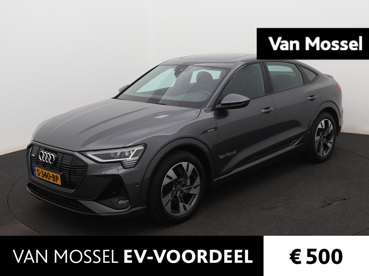 Audi e-tron Sportback - 55 quattro S edition 95 kWh | S-line | Navigatiesysteem | Panoramadak | Optiepakket Zwart - AutoWereld.nl