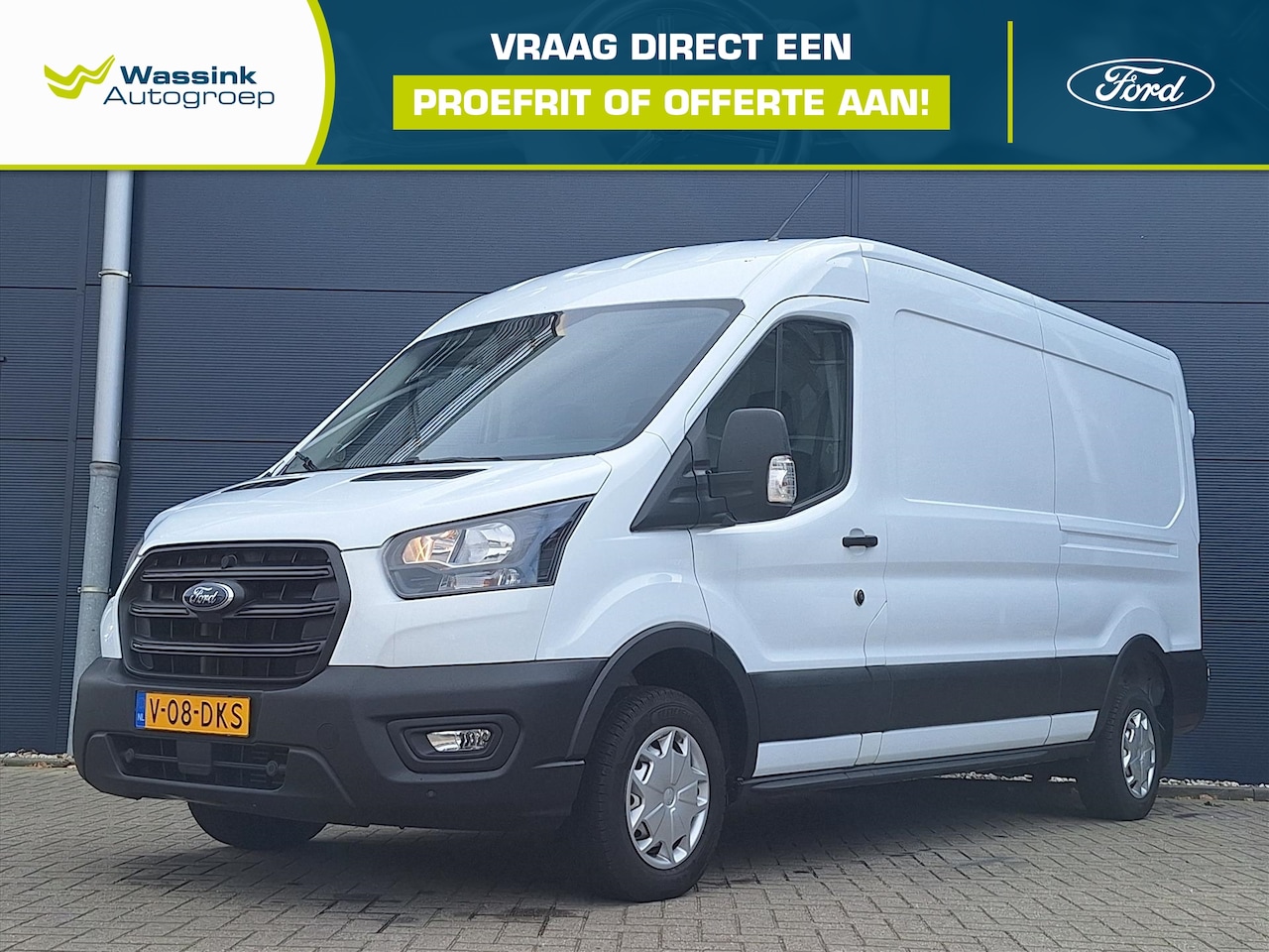 Ford Transit - GB 310 L3H2 TDCi 130pk FWD Trend | Navigatie | Parkeersensoren | - AutoWereld.nl