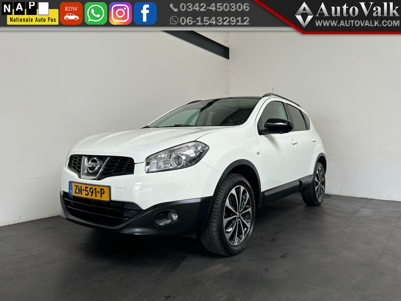 Nissan Qashqai - 1.6 360. Clima. Trekhaak. Pano! - AutoWereld.nl