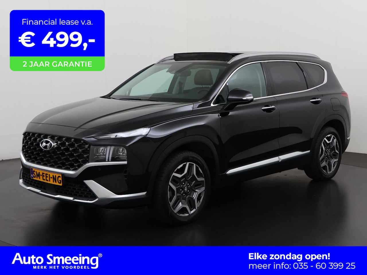 Hyundai Santa Fe - 1.6 T-GDI PHEV Premium Sky 7p. | Panoramadak | Leder | 360 Camera | Elek achterklep | Zond - AutoWereld.nl
