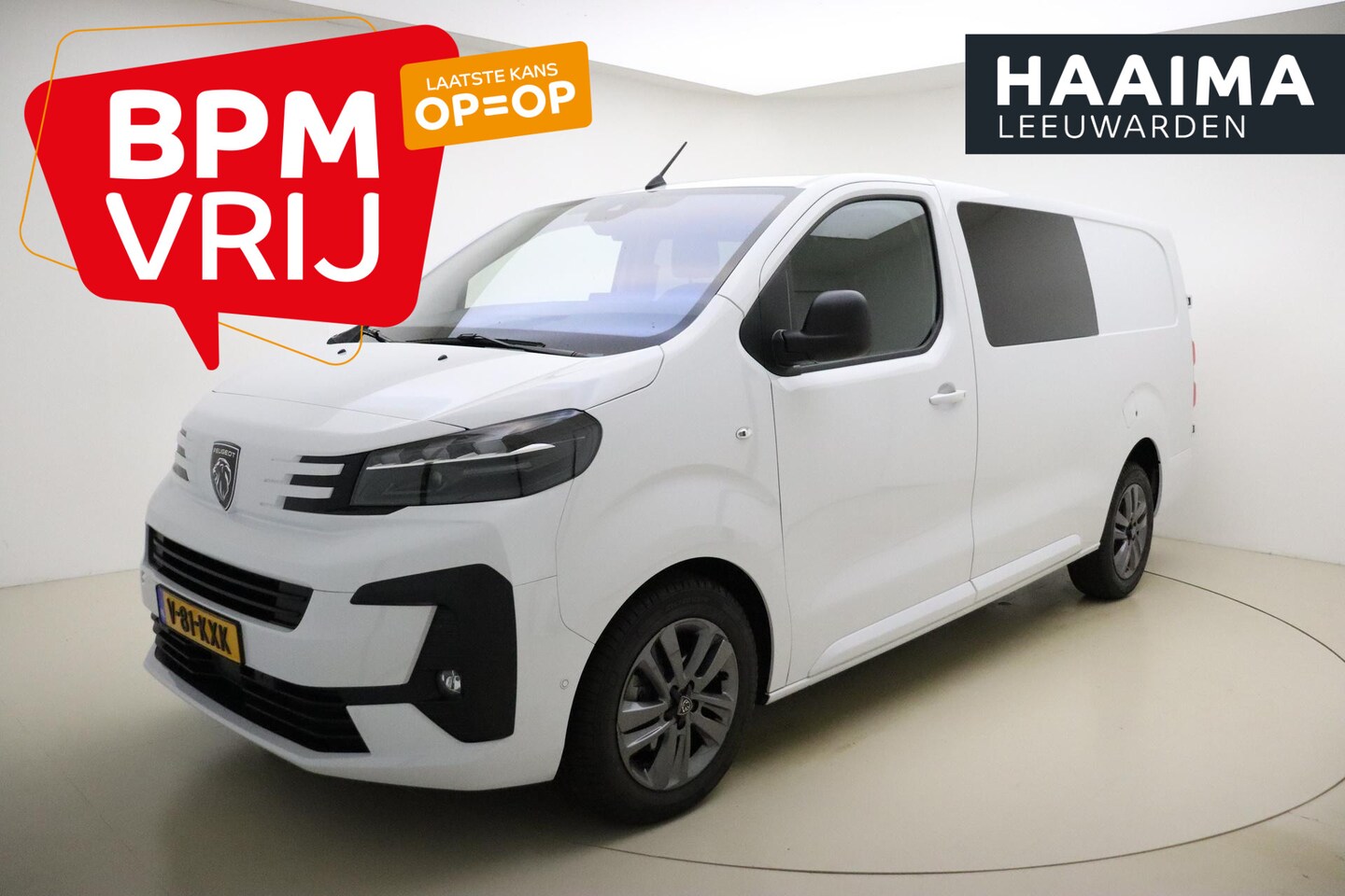 Peugeot Expert - 2.0 BlueHDi S&S L3 180 PK | Automaat | Dubbele cabine | Airco | Stuurverwarming | Start/st - AutoWereld.nl