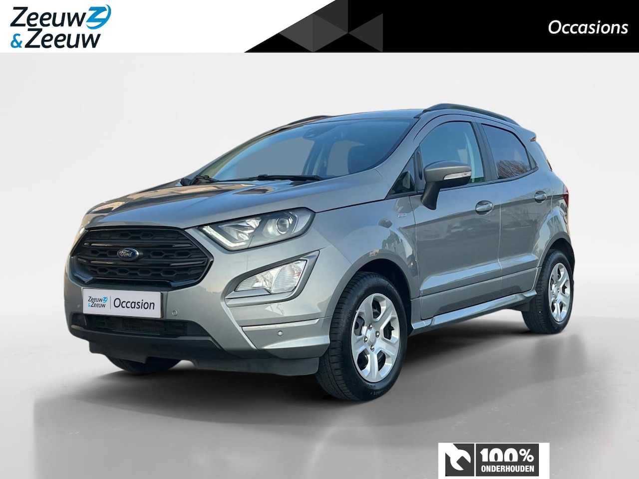 Ford EcoSport - 1.0 EcoBoost ST-Line | Dealer onderhouden | Navigatie | Parkeersensoren V+A | Achteruitrij - AutoWereld.nl