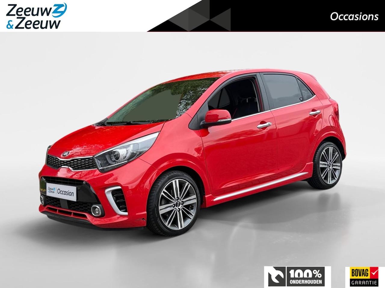 Kia Picanto - 1.0 T-GDI GT-Line Stoel & Stuurverwarming ! | Navigatie | Climate Control | Lederen bekled - AutoWereld.nl