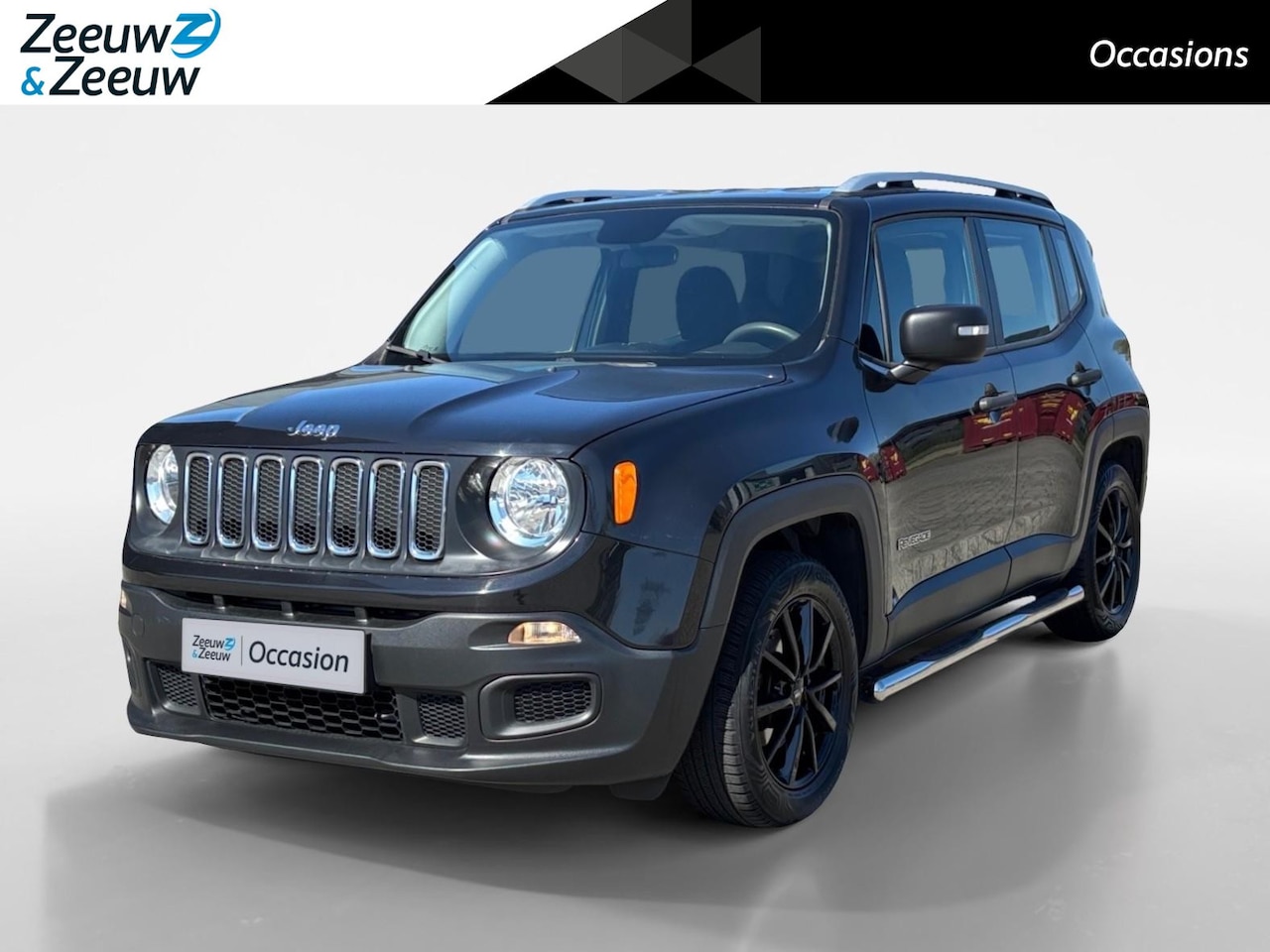 Jeep Renegade - 1.6 - 110PK E-Torq Sport | All Weather Banden | Airco | Lichtmetalen Velgen | RVS Sidebars - AutoWereld.nl