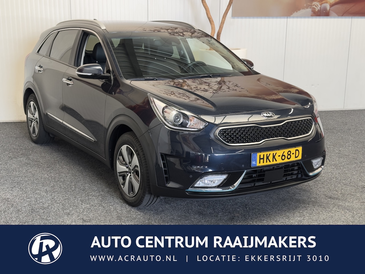 Kia Niro - 1.6 GDi Hybrid DynamicLine STOF/LEDER NAVIGATIE ADAPTIVE CRUISE CONTROL CLIMATE CONTROL KE - AutoWereld.nl