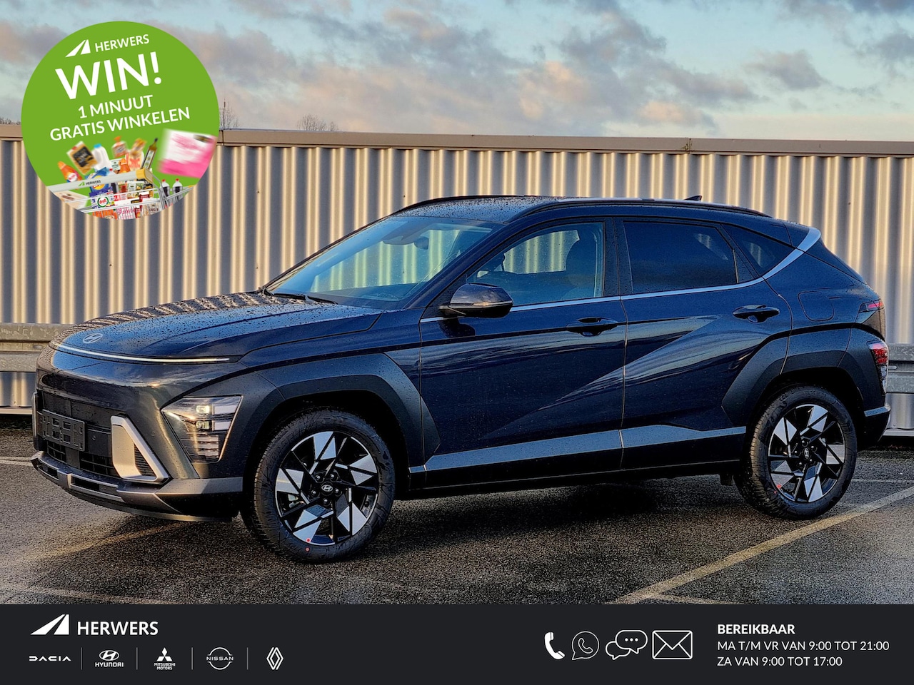 Hyundai Kona - 1.6 GDI HEV Comfort Smart / €1500,- Voordeel Op Nieuwprijs / Rijklaarprijs / Direct Leverb - AutoWereld.nl