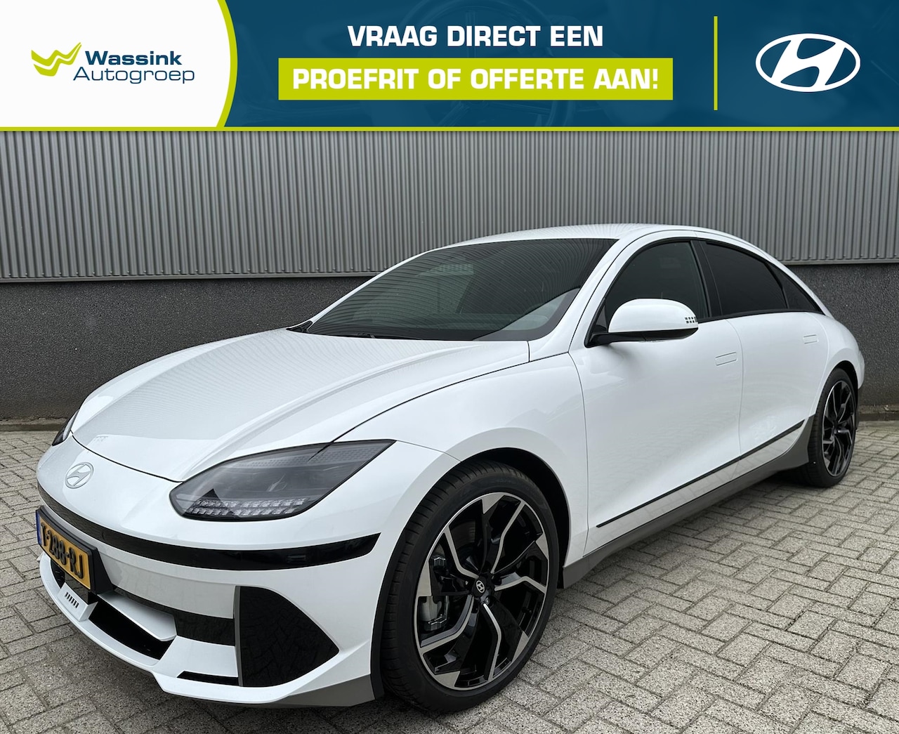 Hyundai IONIQ 6 - 77,4 kWh 229pk RWD Connect | Launch Pack | 800V ultrasnelladen | Standaard rijk uitgerust! - AutoWereld.nl