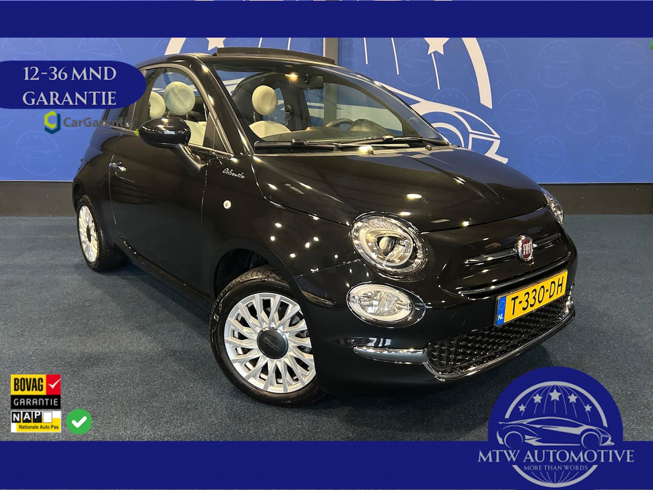 Fiat 500 C - 1.0 70-PK HYBRID / CABRIO / DOLCEVITA / CAR-PLAY - AutoWereld.nl
