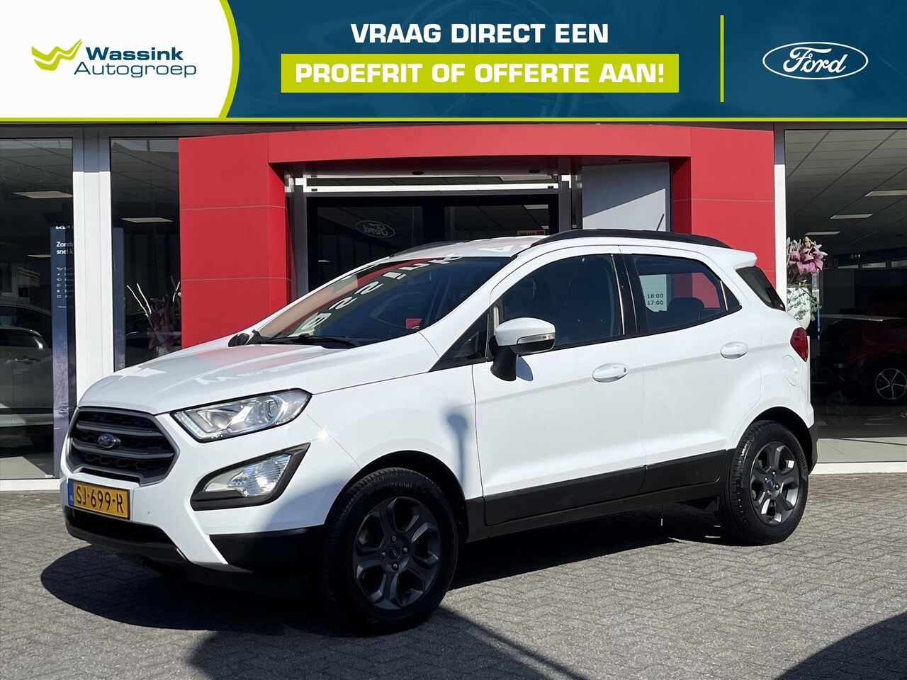 Ford EcoSport - 1.0 EcoBoost 125pk Trend Ultimate | Airconditioning | Parkeersensoren | Navigatie | Afneem - AutoWereld.nl