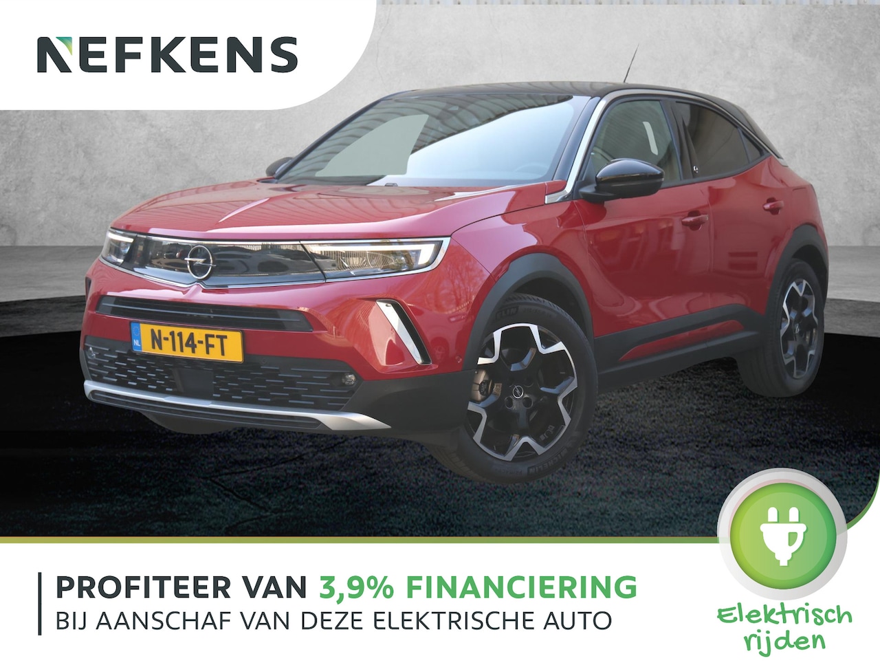 Opel Mokka-e - Ultimate 50-kWh 3-fase | ACCURAPPORT 97% | 1ste eigenaar | LEER | Winterpakket | Achteruit - AutoWereld.nl