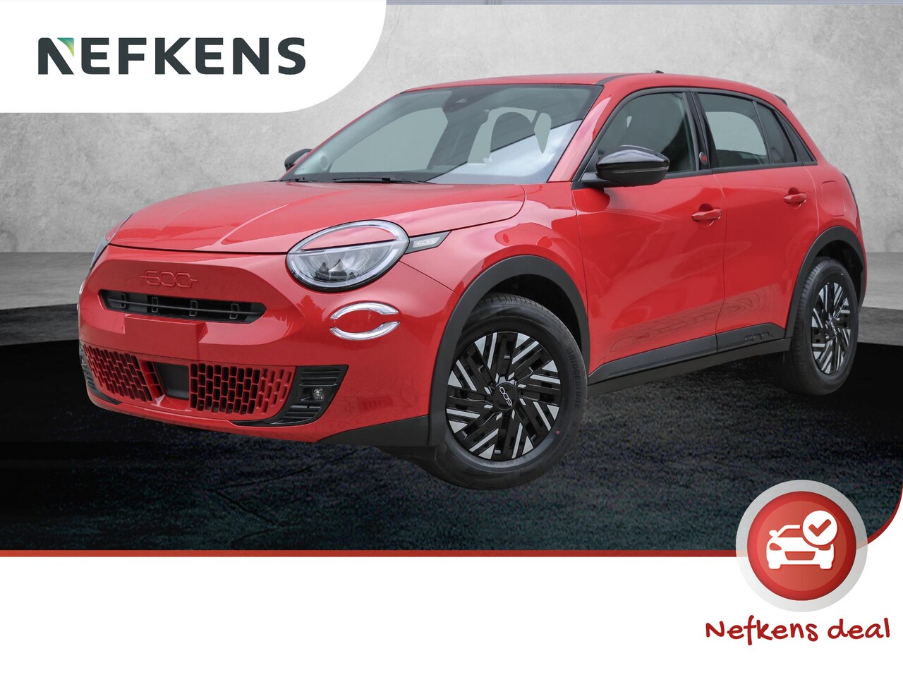Fiat 600e - RED 54 kWh 3-fase (NIEUW!!/Direct rijden/Climate/FULL LED/Virt.Cockpit/PDC) - AutoWereld.nl