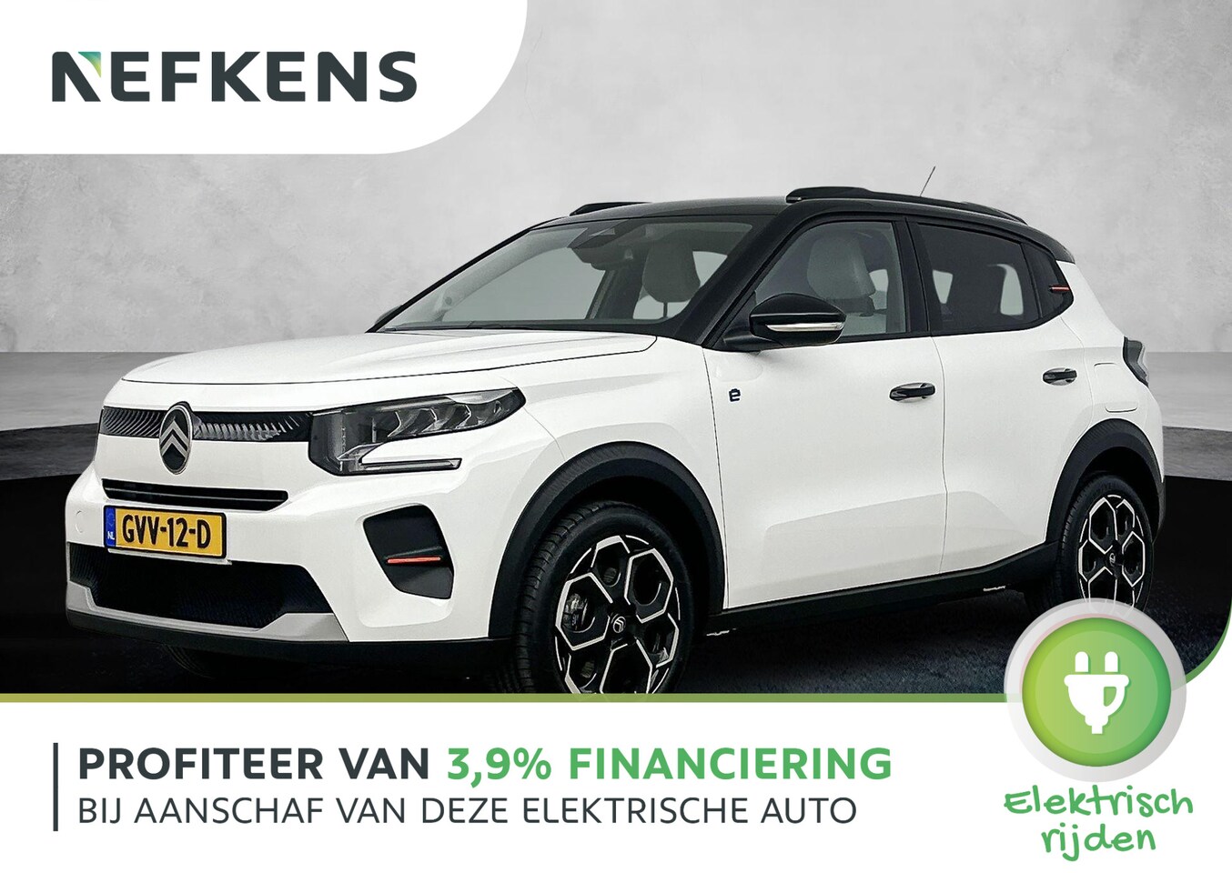 Citroën ë-C3 - Max 113pk 44 kWh | Navigatie | Achterruitrijcamera | 11kw Boordlader | Complete uitvoering - AutoWereld.nl