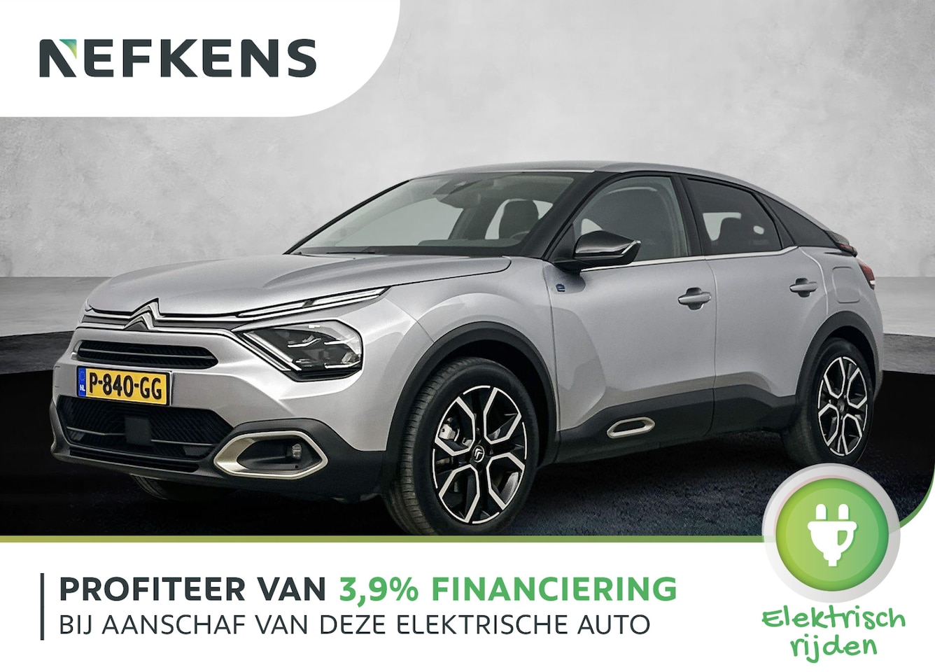 Citroën Ë-C4 - Feel Pack 50kWh | ACCURAPPORT 92% | 1ste eigenaar | Fase 3 | Navigatie | Stoelverwarming | - AutoWereld.nl