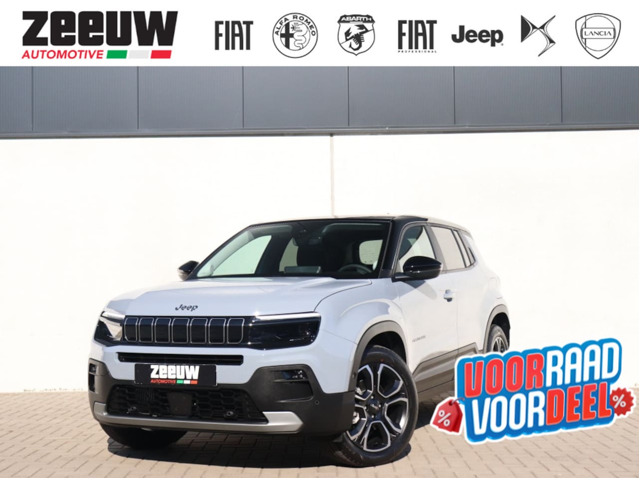 Jeep Avenger - 1.2 e-Hybrid Summit | Leder | Navi | JBL | Camera | Winter | 18" - AutoWereld.nl