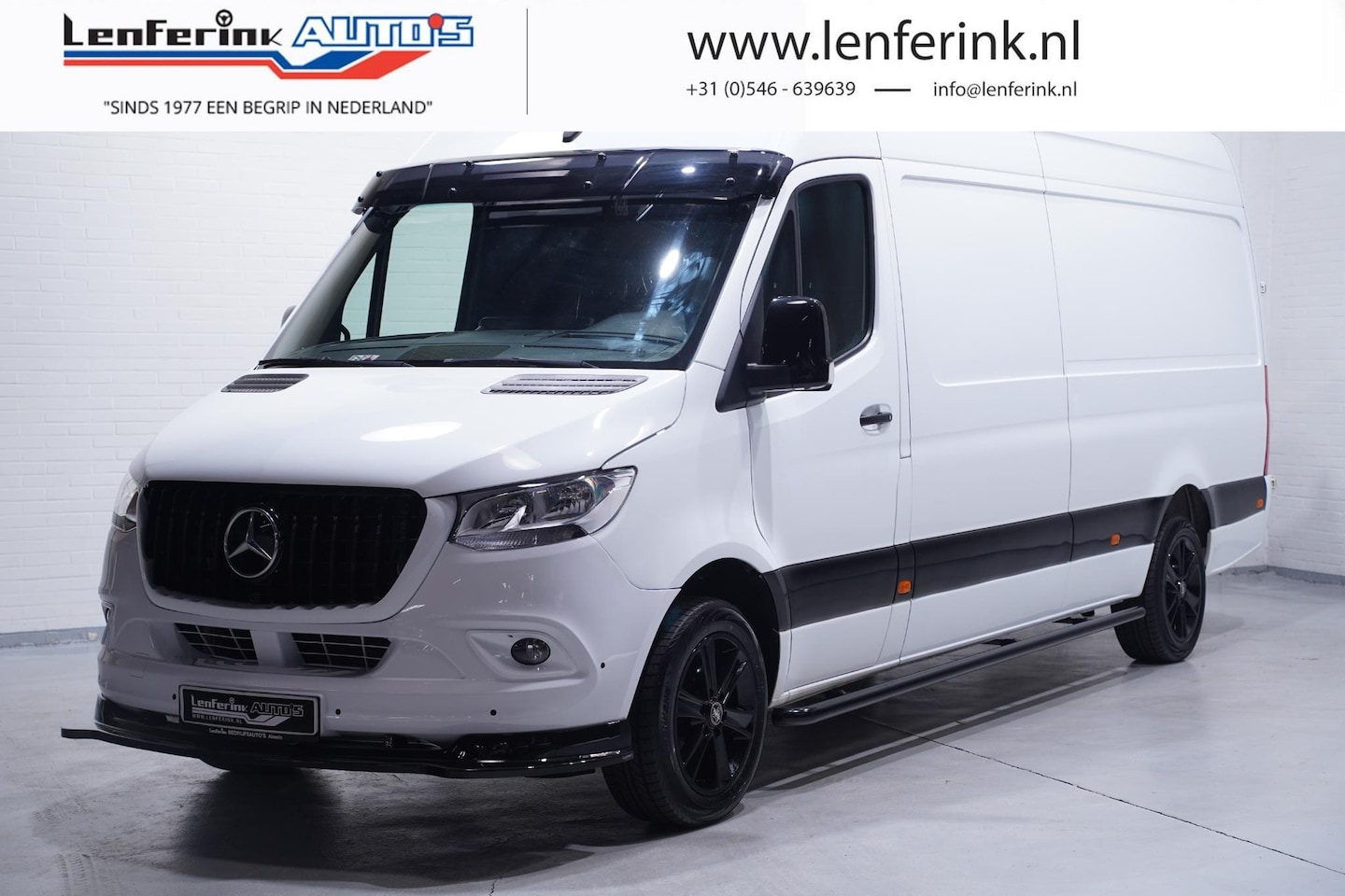 Mercedes-Benz Sprinter - 315 CDI 150 pk L3H2 Black&White Dubbel Cabine Navi, 360 Camera, AMG Grille, 18" LMV, Sideb - AutoWereld.nl