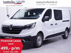 Renault Trafic - 2.0 DCi 170 pk L2 Dubbel Cabine Aut. BPM vrij Navi 2x Schuifdeur, LED Koplampen, PDC achte