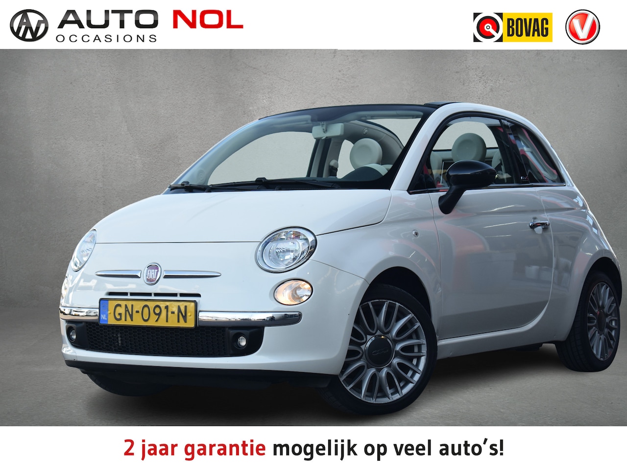 Fiat 500 C - 0.9 TwinAir Turbo Cult | Leer | Virtual | Cabrio | LM Velgen - AutoWereld.nl