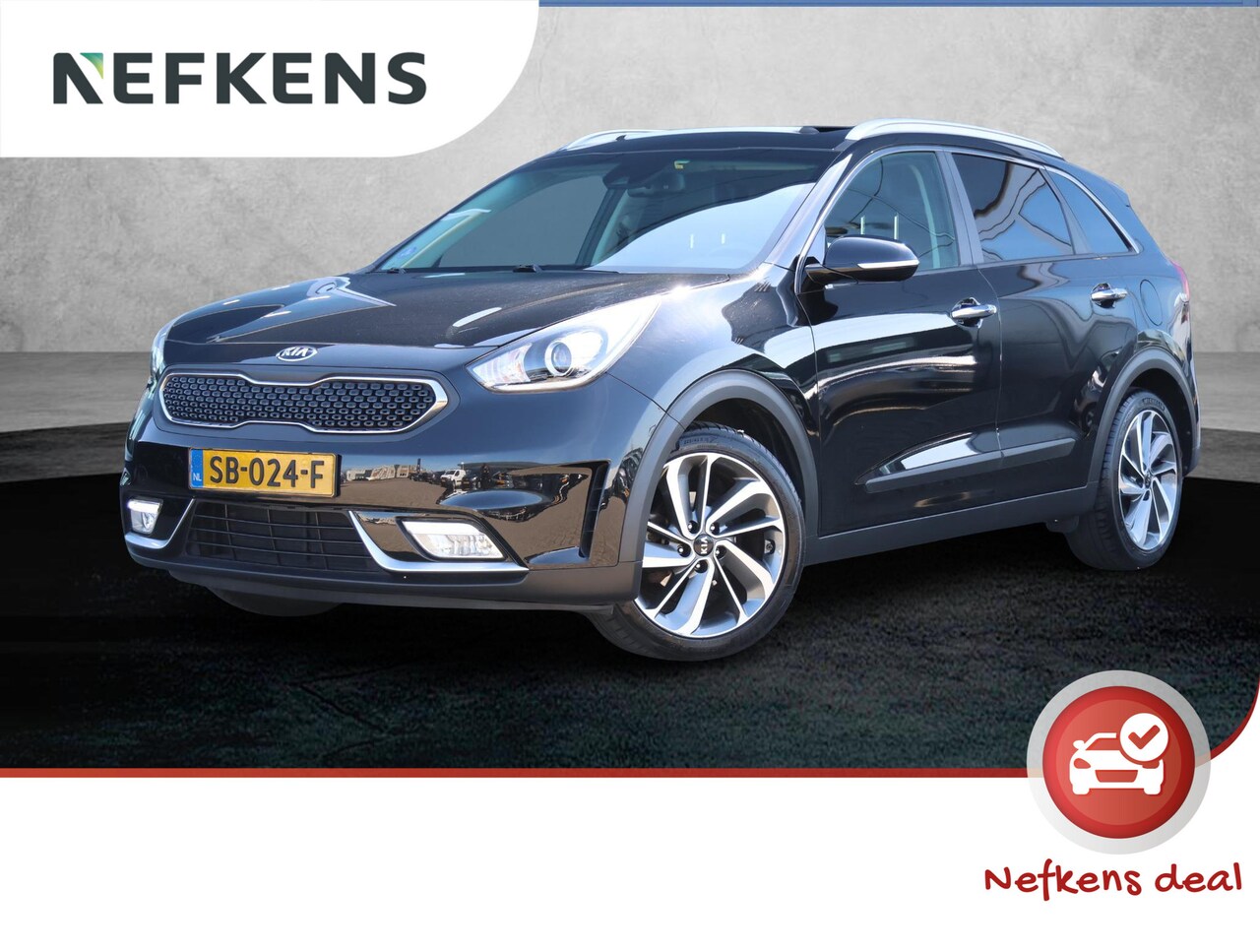 Kia Niro - 1.6 GDi Hybrid Edition | 1ste eigenaar | FULL OPTIONS!! | Open dak | Camera | Half LEER | - AutoWereld.nl
