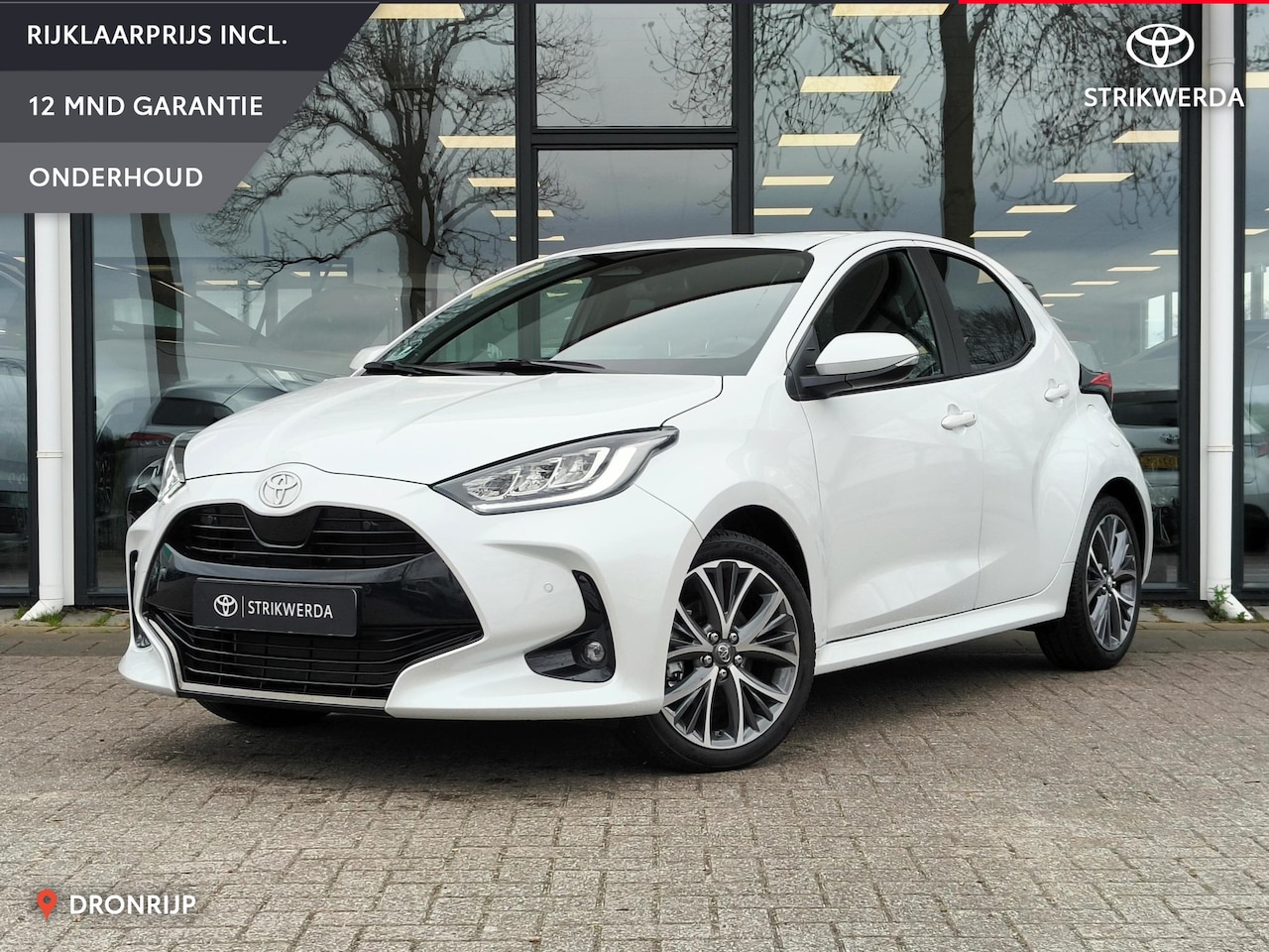 Toyota Yaris - 1.5 Hybrid 130 Executive | JBL | HUD | PDC | BSM | Pearl White | Stoel & stuurverwarming - AutoWereld.nl