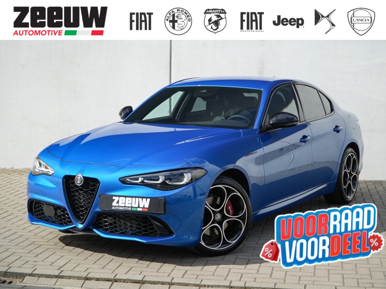 Alfa Romeo Giulia - 2.0 Turbo 280 PK Competizione Q4 AWD | Harman | Veloce | 19" - AutoWereld.nl