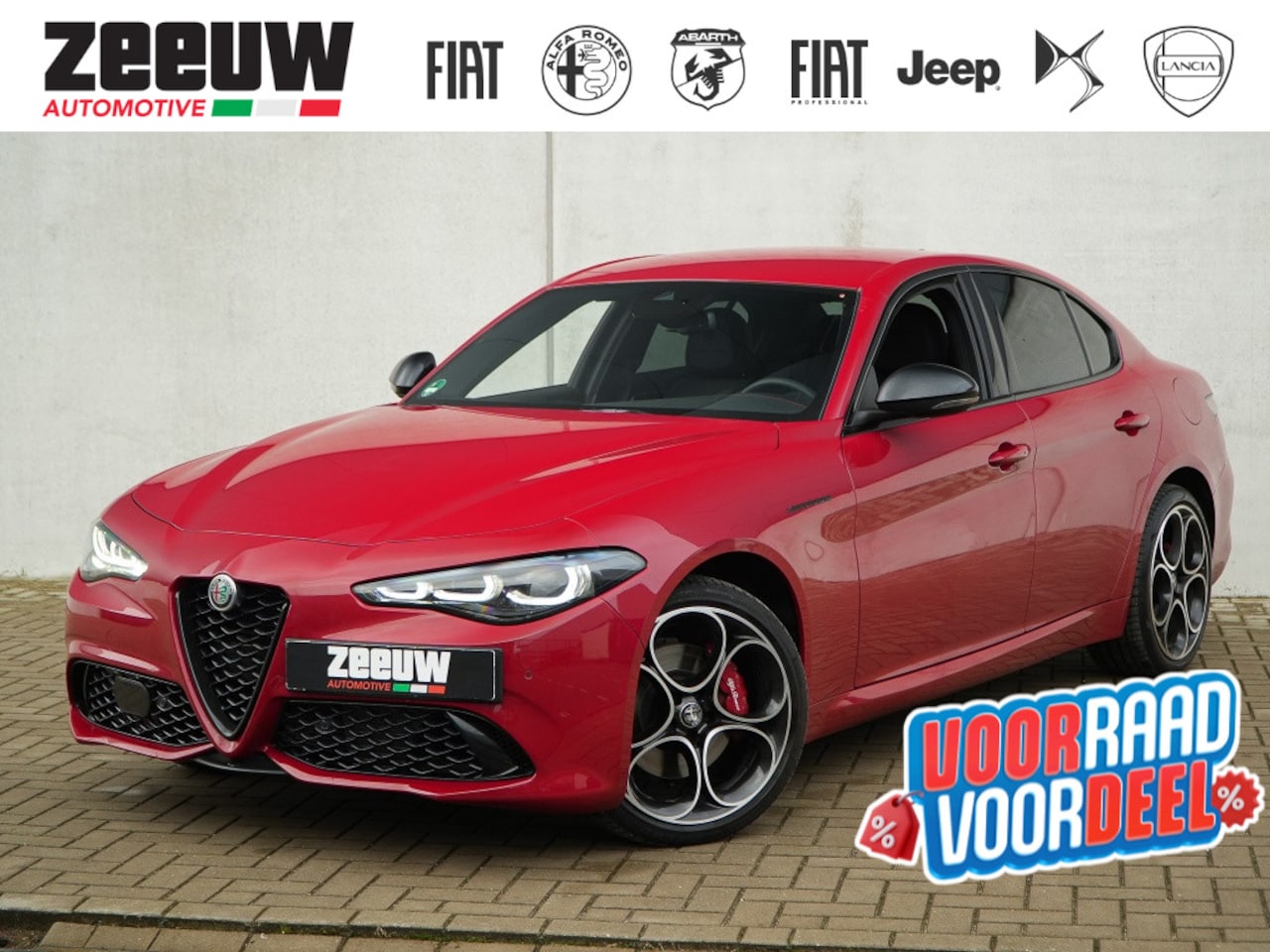 Alfa Romeo Giulia - 2.0 Turbo 280 PK Competizione Q4 AWD | Harman | Veloce | 19" - AutoWereld.nl