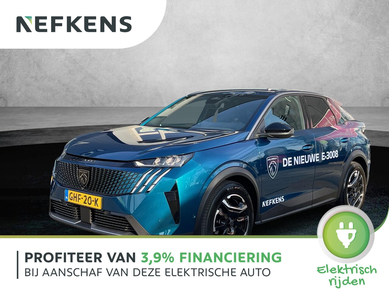 Peugeot e-3008 - Allure Avantage 73 kWh | Leder | Stoel en stuurverwarming | Adaptieve cruise control | Nav - AutoWereld.nl