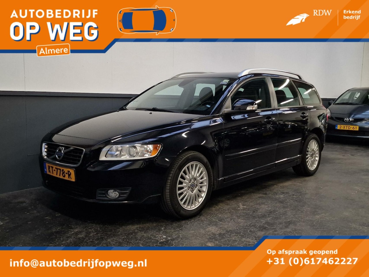 Volvo V50 - 1.6 D2 S/S Summum | Climat | Cruise C | Navi | Leder - AutoWereld.nl