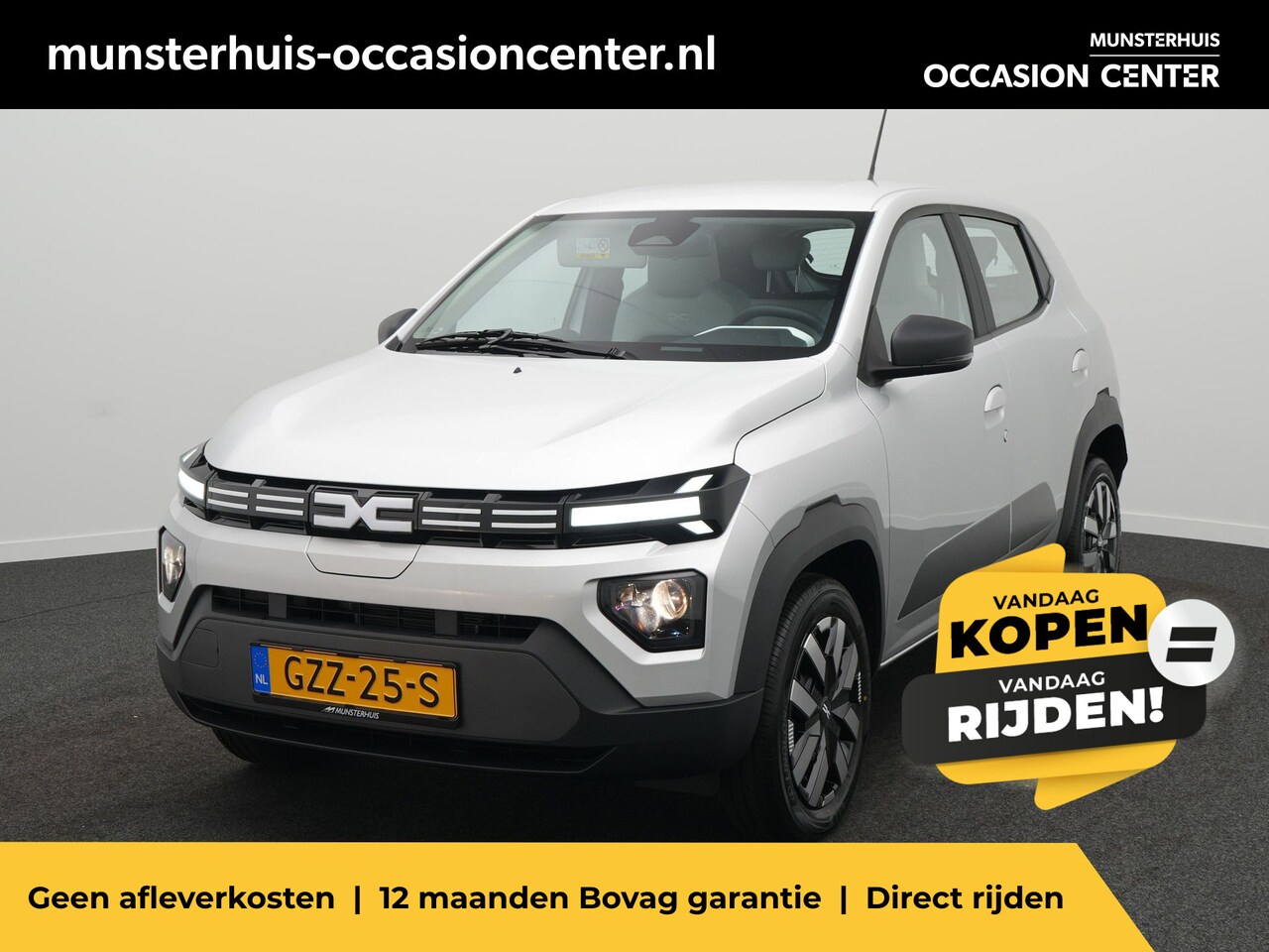 Dacia Spring - Expression 65 - 27 kWh - RIJKLAARPRIJS - DEMO - All seasonbanden - AutoWereld.nl