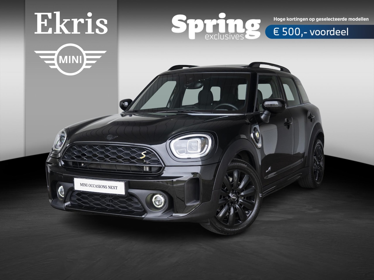 MINI Countryman - Cooper SE ALL4 Hybrid Classic + 	Piano Black Exterior pack + Panoramadak | Easter - AutoWereld.nl