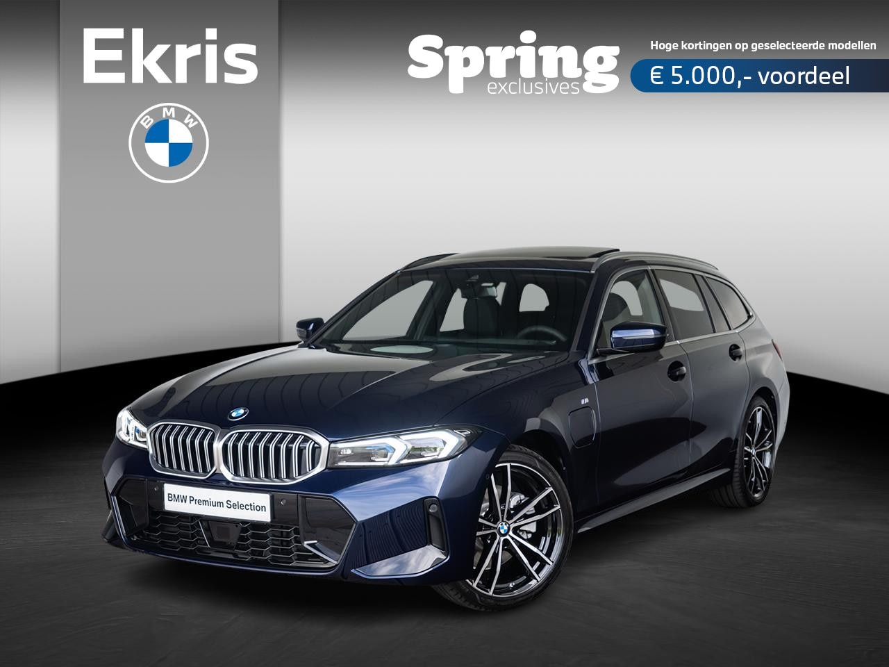 BMW 3-serie Touring - 330e M Sportpakket / Panoramadak / Elektrische Trekhaak / Verwarmd Stuurwiel | Easter - AutoWereld.nl