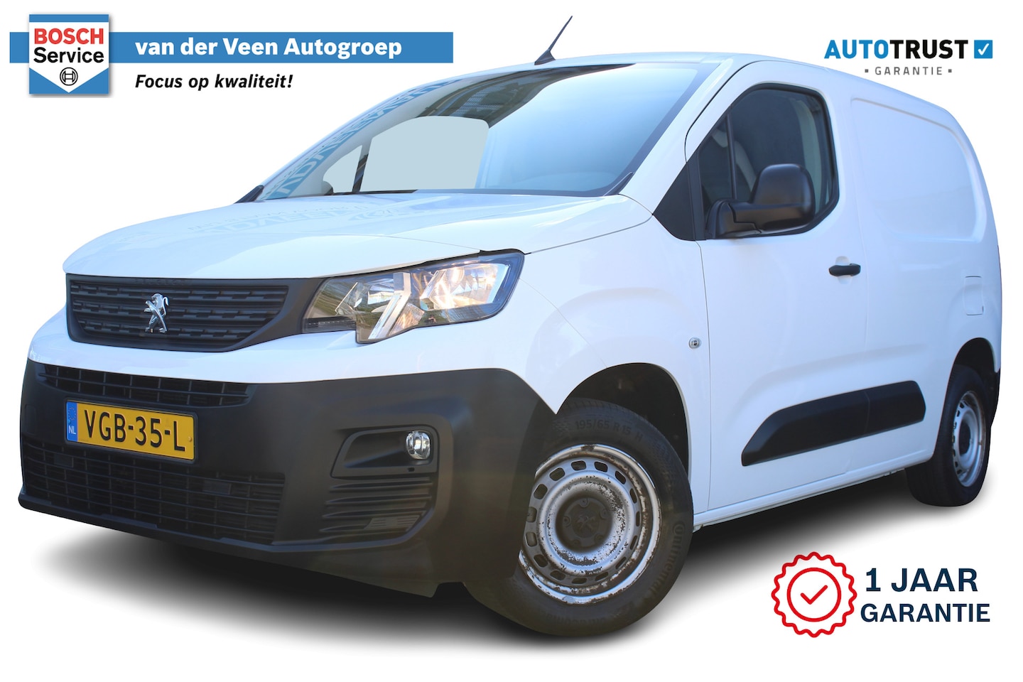 Peugeot Partner - 1.5 BlueHDI Premium | Incl. 12 maanden Garantie | Navigatie | Trekhaak | Cruise controle | - AutoWereld.nl