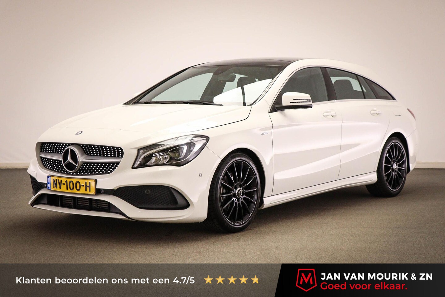 Mercedes-Benz CLA-klasse Shooting Brake - 180 AMG-Line White Art | PANORAMADAK | APPLE | CAMERA | TREKHAAK - AutoWereld.nl