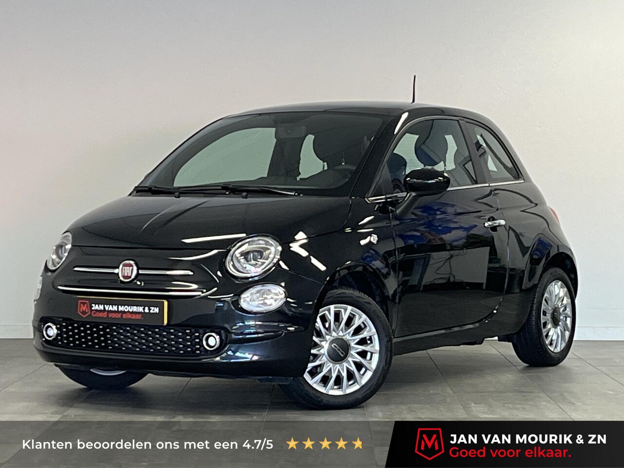 Fiat 500 - 1.0 Hybrid Dolcevita | panoramadak | cruisecontrol | Climate control - AutoWereld.nl