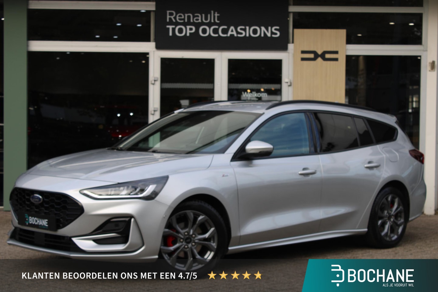 Ford Focus Wagon - 1.0 EcoBoost Hybrid 125 ST Line All season banden | Navigatie | Cruise Control | Achterrui - AutoWereld.nl