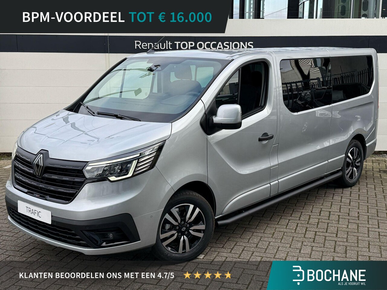Renault Trafic - 2.0 Blue dCi 170 DC T30 L2H1 Anniversary | BPM vrij | Direct leverbaar | Navi | Camera - AutoWereld.nl