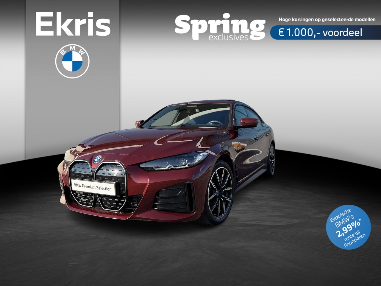 BMW i4 - Gran Coupe eDrive35 | M-Sportpakket | Head Up | Schuifdak | Trekhaak | Stoelverwarming | H - AutoWereld.nl