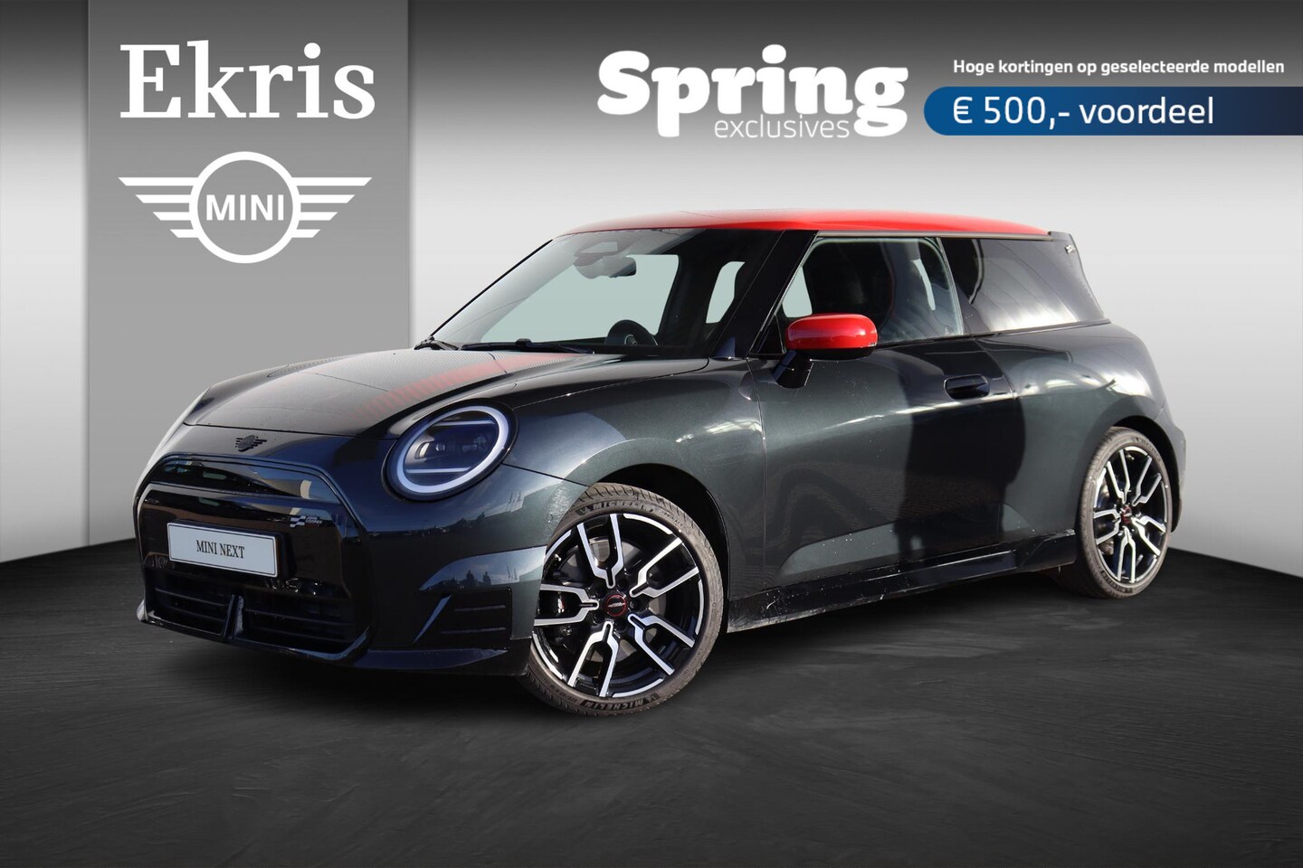 MINI John Cooper Works - Mini E Cooper Pakket M / 18 inch JCW Lap Spoke 2-tone / Comfort Access / panoramadak / Hea - AutoWereld.nl