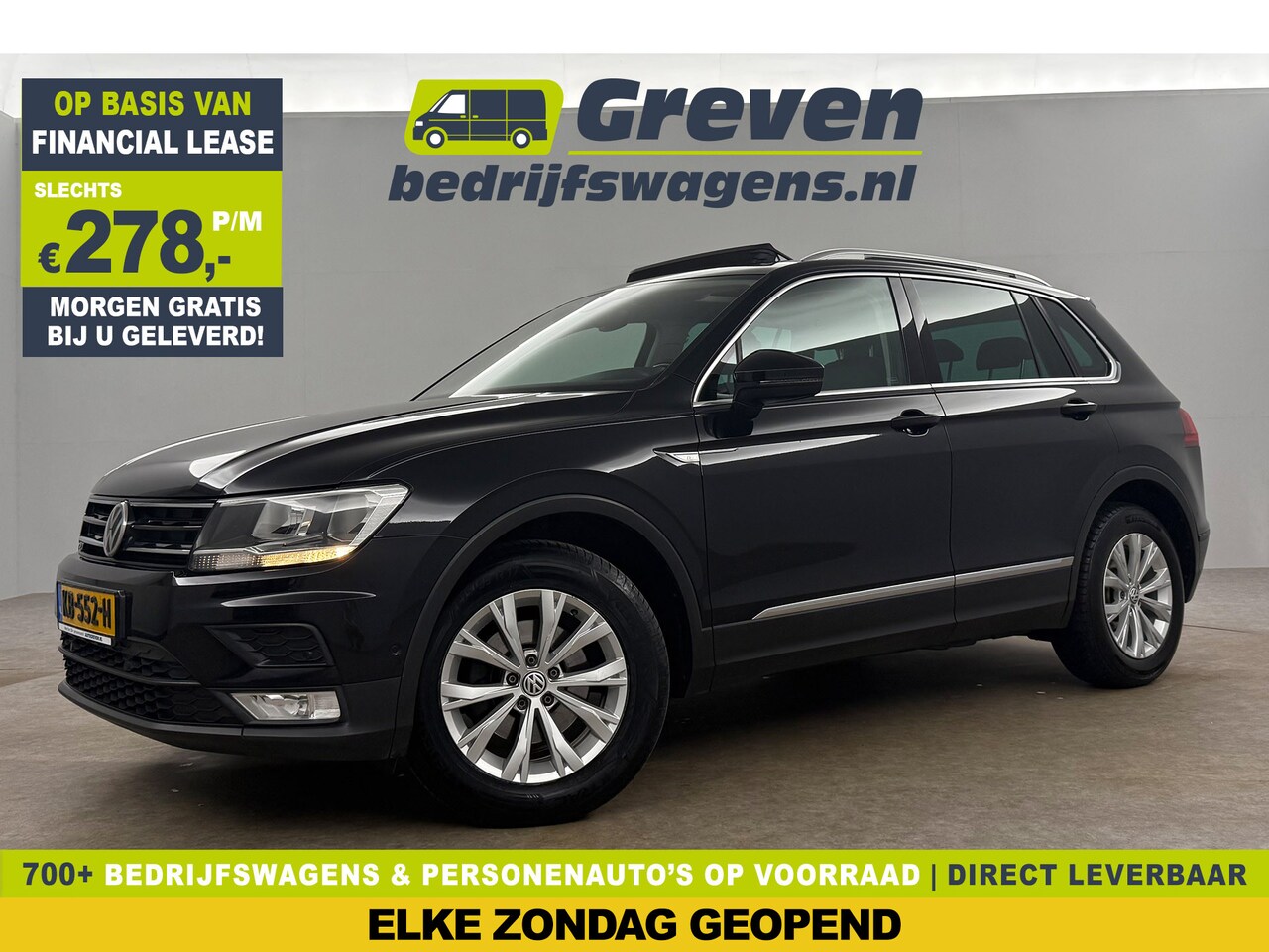 Volkswagen Tiguan - 1.4 TSI Pano LED Camera Carplay Adaptive-Cruise Clima Navi PDC 17"LMV - AutoWereld.nl