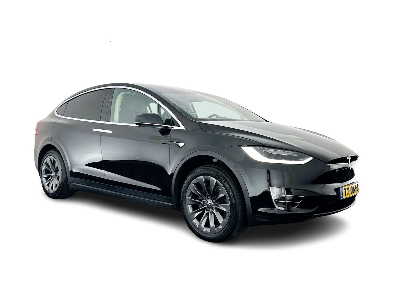 Tesla Model X - 100D AWD [ 6-pers ] [ 3-Fase ] Aut. *PANO | AUTO-PILOT | TOWBAR | AIR-SUSPENSION | FULL-LE - AutoWereld.nl