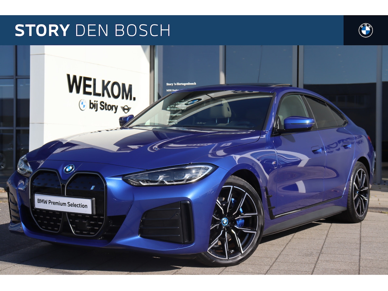 BMW i4 - eDrive35 M Sport / Schuif-kanteldak / Stoelverwarming / Parking Assistant / Live Cockpit P - AutoWereld.nl