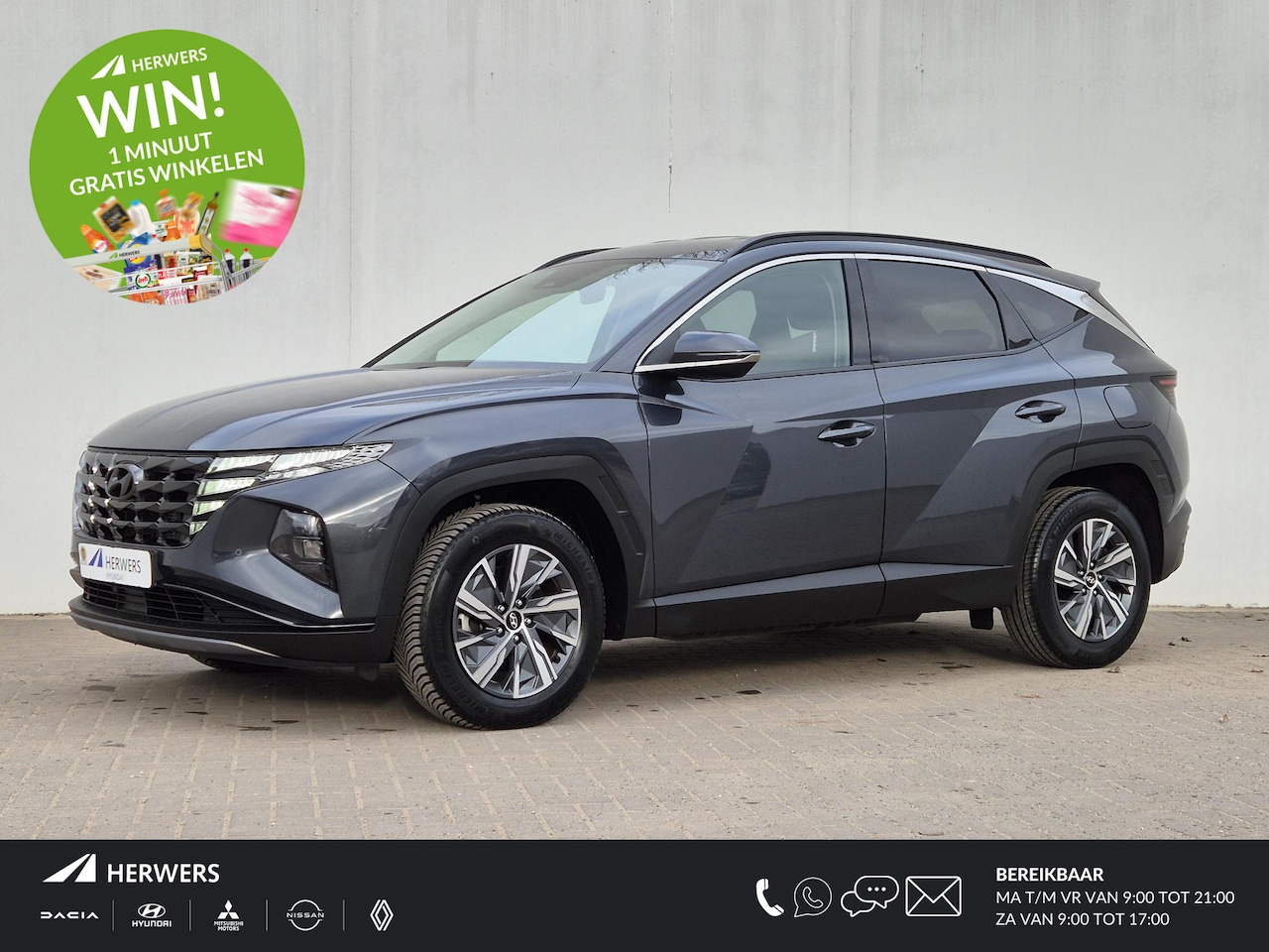 Hyundai Tucson - 1.6 T-GDI HEV 230Pk Comfort Automaat / Trekgewicht 1650 Kg / Apple Carplay Android Auto / - AutoWereld.nl