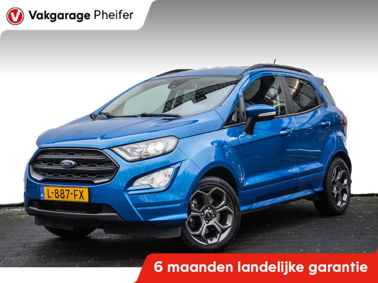 Ford EcoSport - 1.0 EcoBoost 125pk ST-Line Trekhaak/ Stoel-stuurverwarming/ Navigatie/ Dab/ Full led/ Carp - AutoWereld.nl
