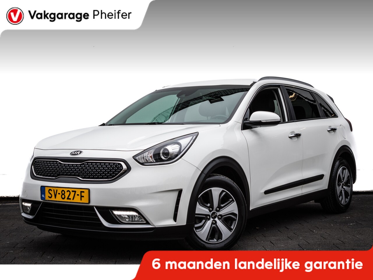 Kia Niro - 1.6 GDi Aut. Hybrid DynamicLine Navigatie/ Camera/ Carplay/ Climate control/ Cruise contro - AutoWereld.nl