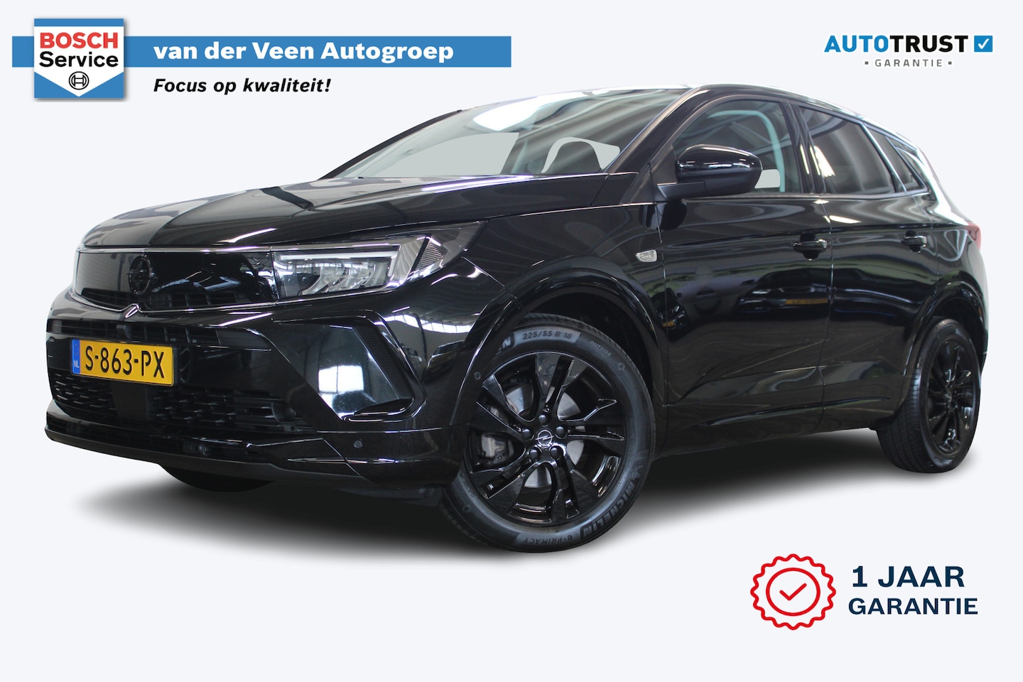 Opel Grandland - 1.2 Turbo Level 4 | Automaat | Incl. 12 maanden garantie | Apple Carplay | Stoel en stuurv - AutoWereld.nl