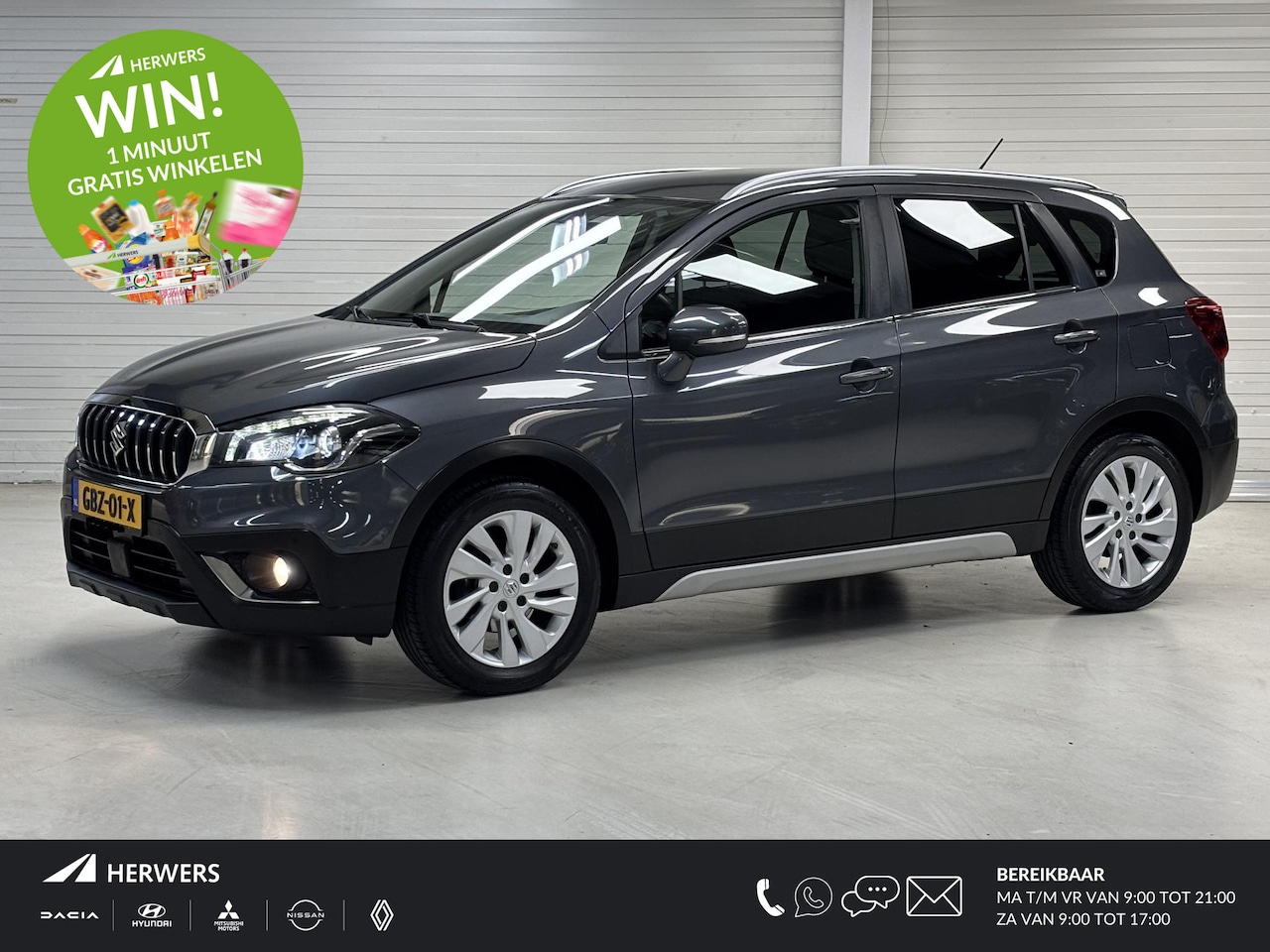 Suzuki S-Cross - 1.4 Boosterjet AllGrip Stijl / Afneembare Trekhaak 1200 KG / Dealer Onderhouden / Navigati - AutoWereld.nl