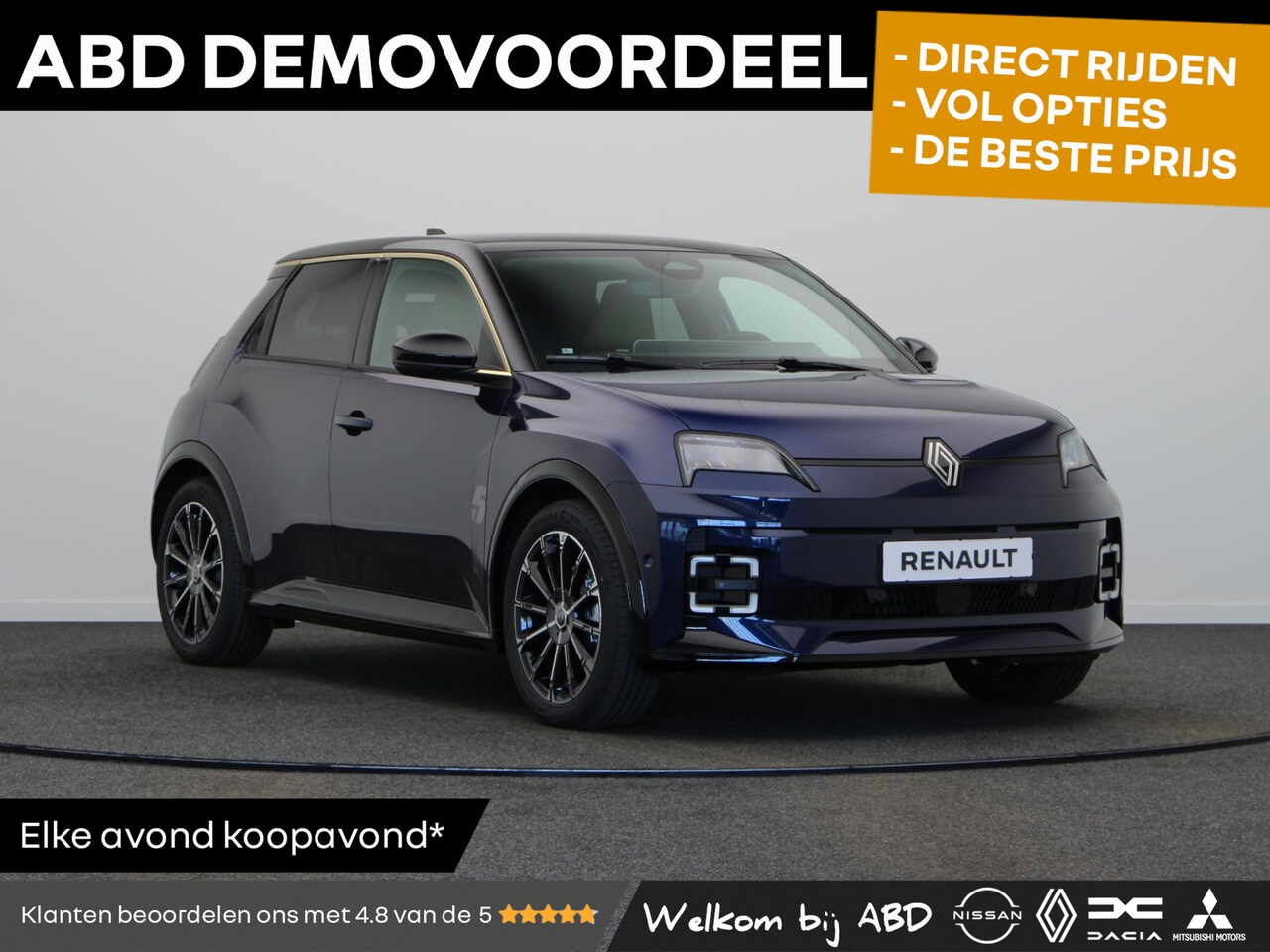 Renault 5 - comfort range iconic cinq 52 kWh | Harman Kardon | Active driver assist | Blind spot warni - AutoWereld.nl