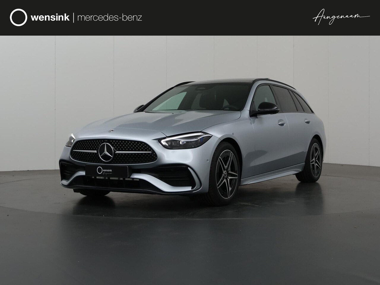 Mercedes-Benz C-klasse Estate - 180 Business Solution AMG | Night pakket | Panoramadag | Trekhaak wegklapbaar | - AutoWereld.nl