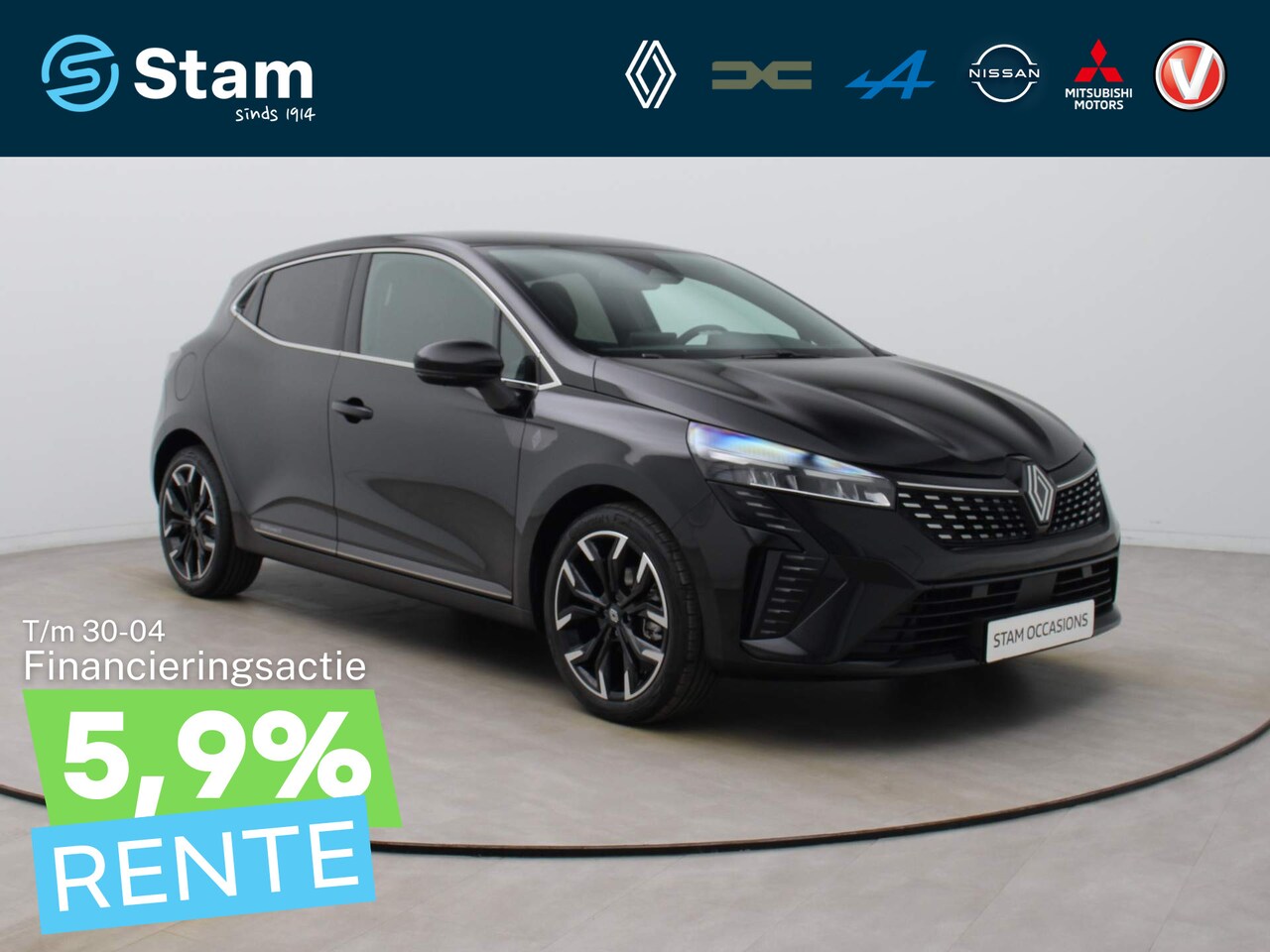 Renault Clio - STAM Limité 75 TCe 90pk #8 van 75 Camera | Leder | 9,3" Navi | 17" Velgen - AutoWereld.nl